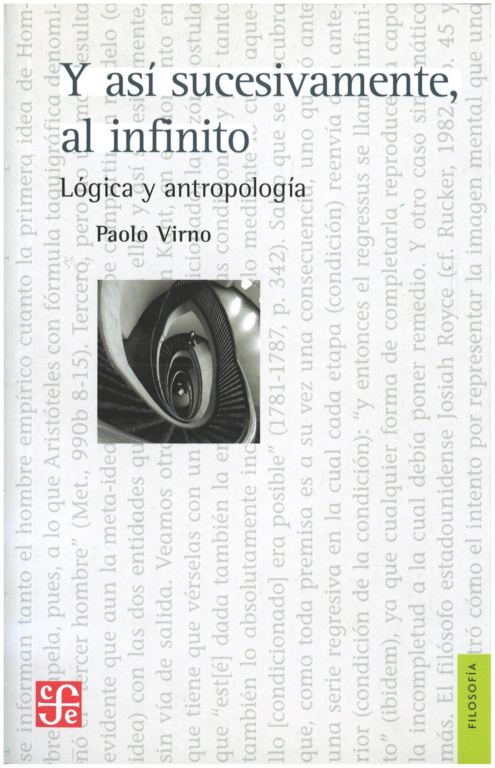 Y Así Sucesivamente Al Infinito. L...
